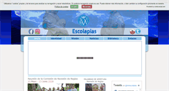 Desktop Screenshot of escolapias.org